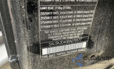SALSK2D43BA270177